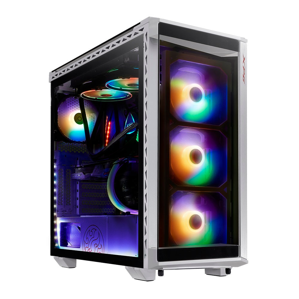Gabinete XPG Battlecruiser RGB White  RGB Sync  Cristal Templado  E-ATX - Color Blanco - Gabinete XPG Battlecruiser RGB White  RGB Sync  Cristal Templado  E-ATX - Color Blanco -